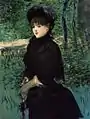 『散歩』1880年頃。油彩、キャンバス、92.3 × 70.5 cm。東京富士美術館。