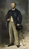 『アントナン・プルーストの肖像』(1870s)（エドゥアール・マネ）