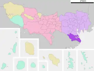 大田区位置図