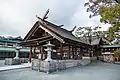 妻入拝殿(切妻造) 大鳥大社(大阪府堺市)
