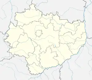 アレーナ・キェルツェの位置(シフィェンティクシシュ県内)