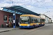 シュコダ25Tr イリスバス（2020年撮影）