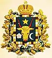ベッサラビア県の県章（1878年に提案された非公式の県章）