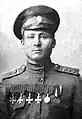 第1シベリア歩兵連隊所属のミハイル・ヴァトルヒン少尉(1916年頃)