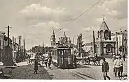 第一次世界大戦前のジトーミル市電(1910年撮影)