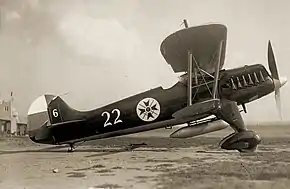 ブルガリア空軍のハインケルHe-51B (1935)
