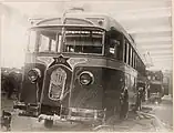 モスクワ・トロリーバス最初の車両であるLK-1(ЛК-1)(1934年撮影)