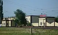サラヴァト市電の車庫（2010年撮影）