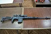 1P70を装着したSVDK(右側面)