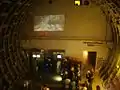 核ミサイル発射体験の様子