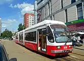 ニジニ・ノヴゴロド市電で使用される71-409（2016年撮影）