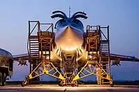 乗員昇降用タラップを付けたTu-22M3