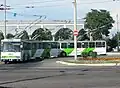 17番線を走行するシュコダ 14Tr