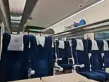 車内（エコノミークラス）