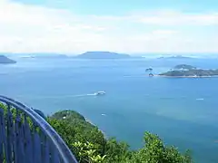 遊鶴亭（北嶺）で遠望