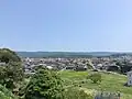 景勝地「水戸八景”太田落雁”」から望む真弓山