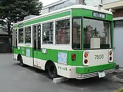 無料送迎バスとして使用されていたドリーム号