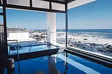 旧暁雞館 大浴場