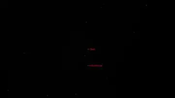 くじら座τ星から見た太陽 SpaceEngineで作成