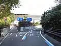 来島海峡大橋の大島側分岐