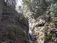 合谷ルート付近の滝