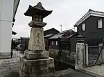 たたら橋と金毘羅大権現常夜燈