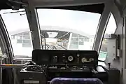 2両編成の運転台