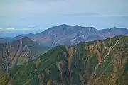 カムイエクウチカウシ山からの幌尻岳
