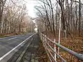 国道337号に分断されている状況
