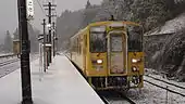 キハ125形 彦山駅構内にて