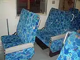 花咲線仕様車の転換クロスシート（2007年8月26日）