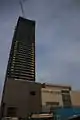 建設中のサザンスカイタワー八王子（2010年2月）