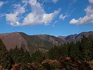 シダンゴ山から丹沢山塊