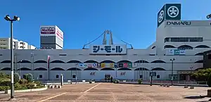 シーモールと大丸下関店(2023年9月)