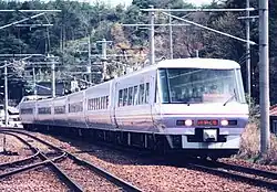 381系電車「スーパーやくも」パノラマ編成（1994年 来待駅）