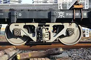 チキ7004の台車(グレー)