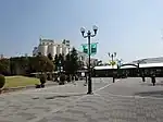 デンパーク館前