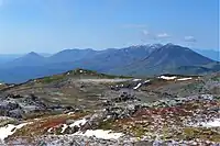 トムラウシ山（南沼キャンプ指定地）からの十勝連峰