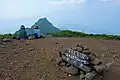 ニセイカウシュッペ山山頂から大槍