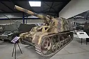ソミュール戦車博物館のフンメル (後期型)