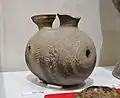 双口𤭯ホリノヲ4号墳（奈良県天理市）出土。なら歴史芸術文化村企画展示時に撮影。