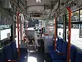 2代目ポンチョショートの車内（横向きシート仕様）日立自動車交通