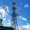 関東管区警察局静岡県通信部鞍掛山無線中継塔