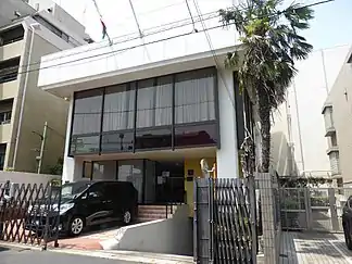 マダガスカル大使館正面玄関