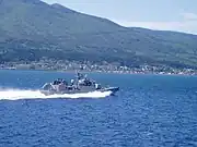 陸奥湾にて