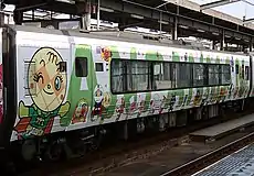 JR四国2000系の4代目メロンパンナちゃん号