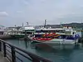高速船ジェットフォイル(水中翼船)「ロケット」・種子島・西之表港にて