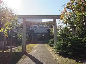 一之宮事任神社(現在の静岡県掛川市亀の甲)