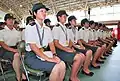 第3種夏服の自衛官候補生