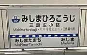駅名標（2023年4月）